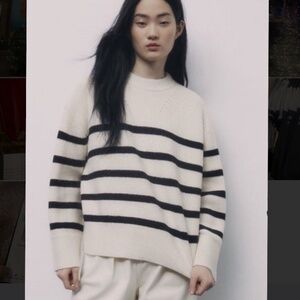 Zara stripped knit sweater